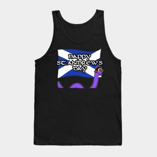 Scotland St Andrew's Day Loch Ness Monster Scottish Tank Top